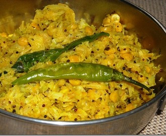 Cabbage Channa Dhal