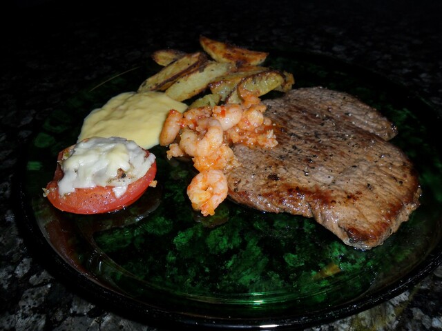 Home made Surf and Turf