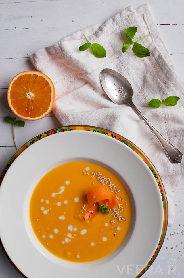 Carrot Orange Coconut Soup