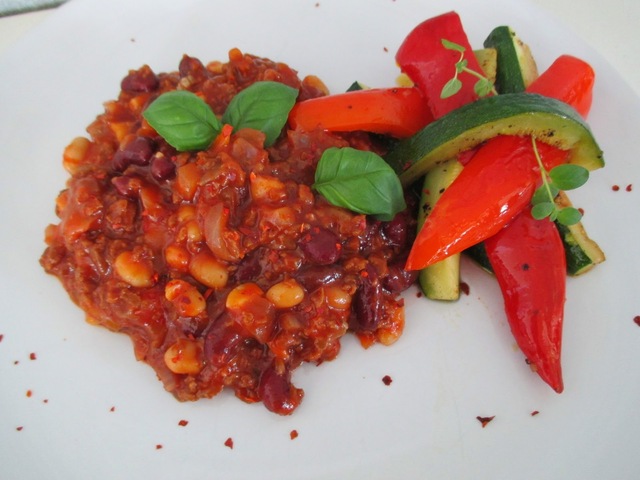 Chili con carne soijarouheesta