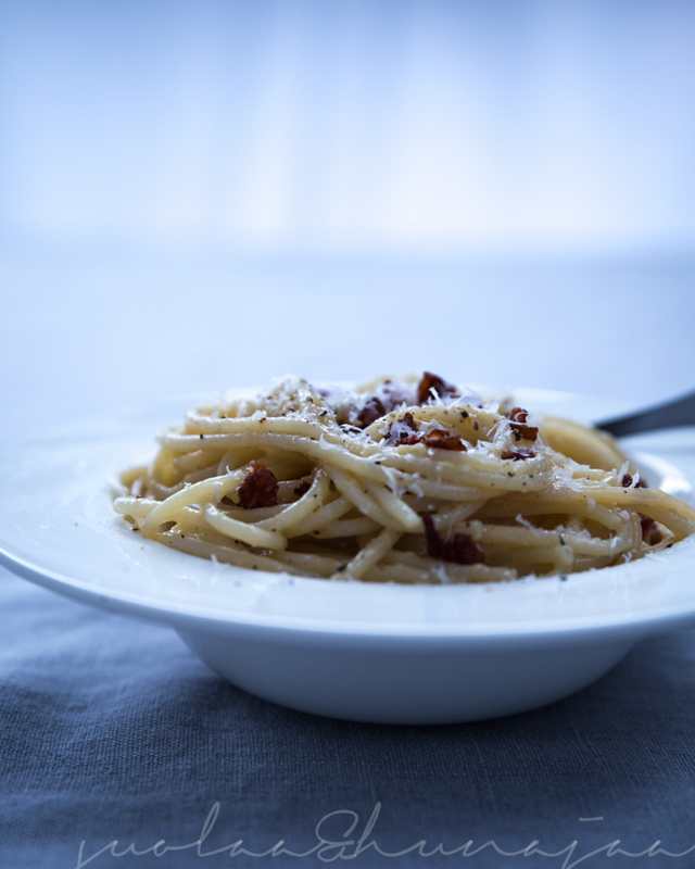 Ihan pilkulleen – pasta carbonara