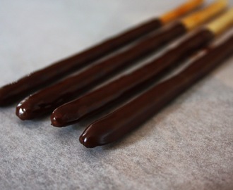 Chocolate Covered Pocky Sticks