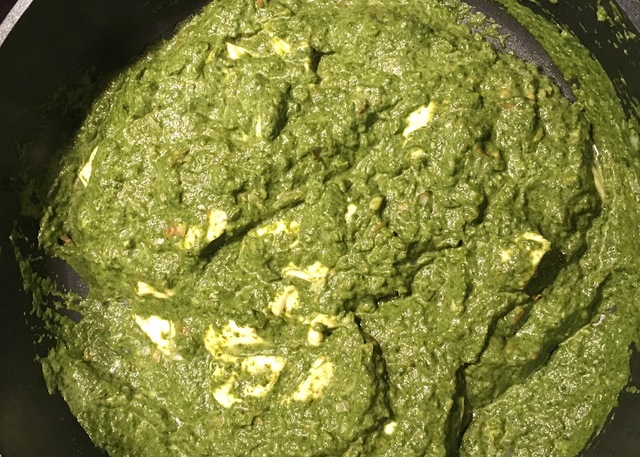 Palak paneer