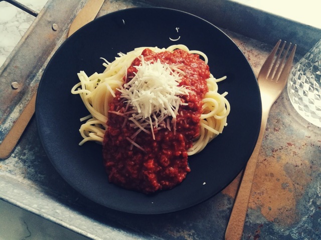 Pasta bolognese