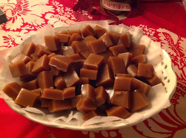 Jouluksi Vanilja-Toffee karamellit helppotekoinen