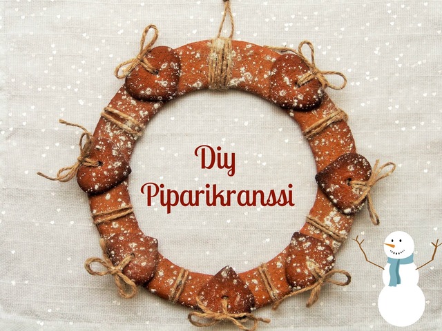 Joulukalenteri 7: Helppo piparikranssi-video