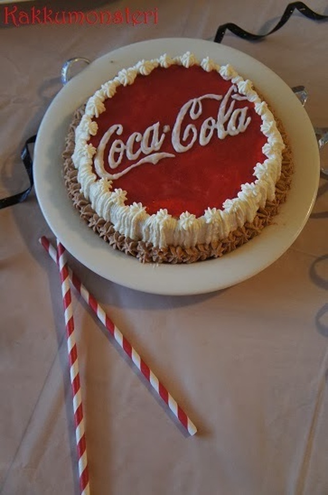 Coca-cola juustokakku