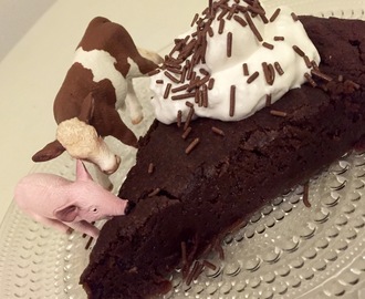 Syntisen hyvä bataatti-suklaakakku