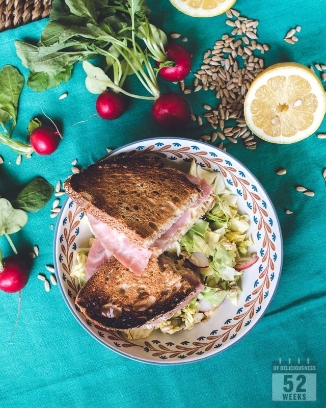 Croque Monsieur & vuoden ensimmäinen kaalisalaatti