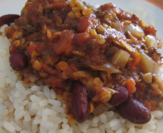 Chili sin carne