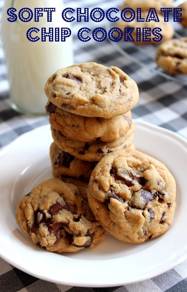 Chocolate chip cookies / Amerikkalaiset suklaahippukeksit