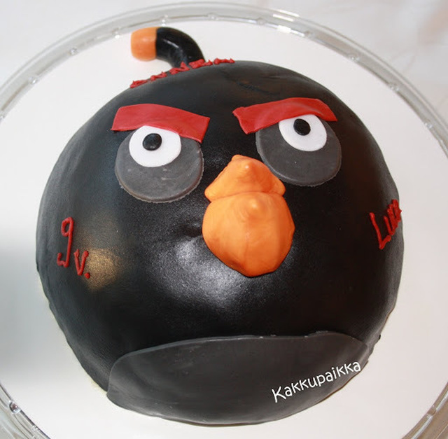 Angry birds-kakku