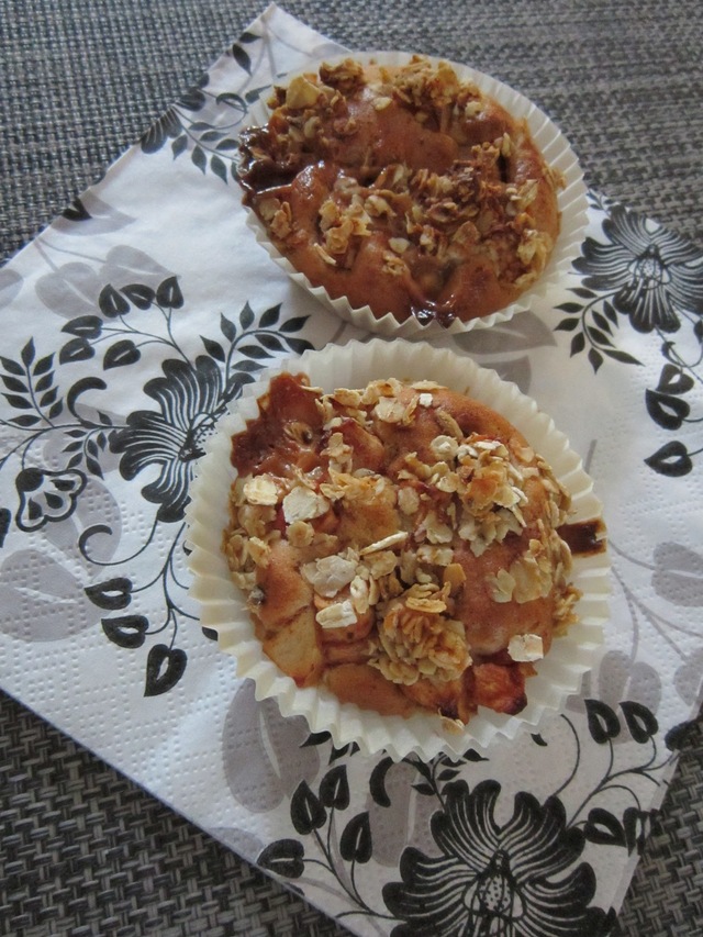 Omena-toffee-muffinssit
