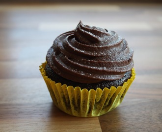 "Perfectly Chocolate" Chocolate Cupcakes with "Perfectly Chocolate" Chocolate Frosting