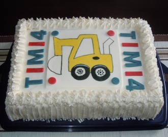 Traktori-kakku pienelle pojalle