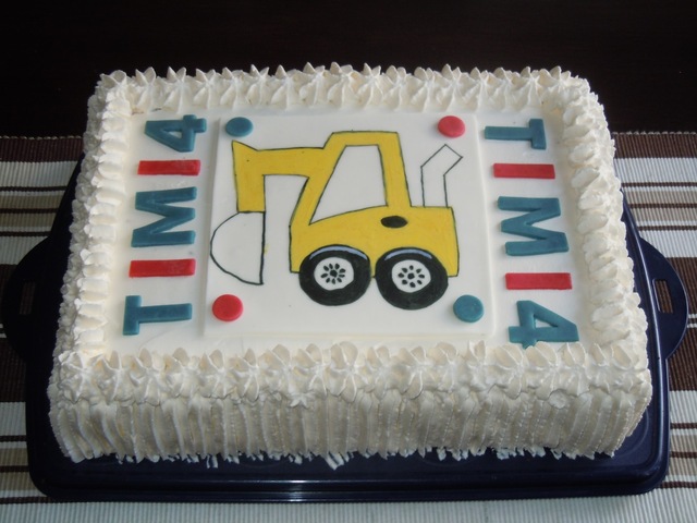 Traktori-kakku pienelle pojalle