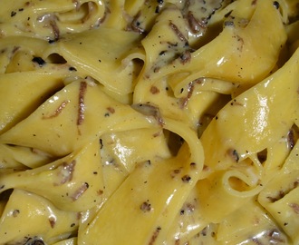 Pappardelle al tartufo- Tryffelipasta