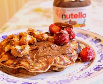 Amerikkalaiset Nutella pancaket.