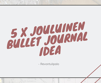 4 | 5 x jouluinen bujoidea