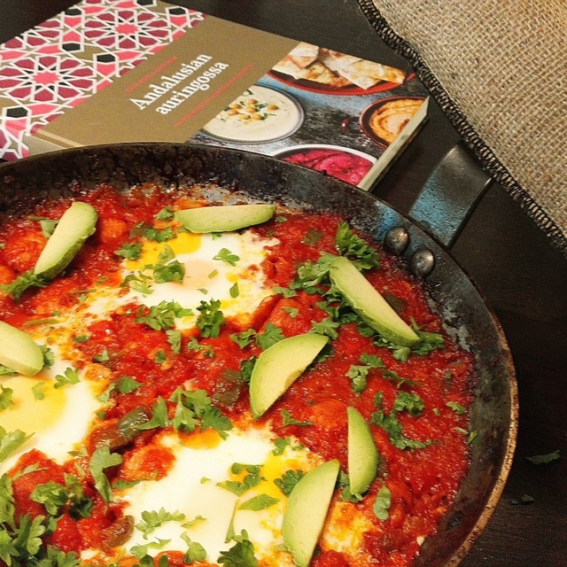 Shakshouka ja sieltä Andalucian auringon alta