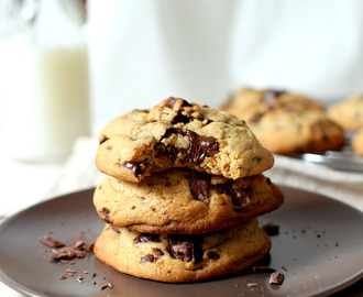 Giant chocolate chip cookies