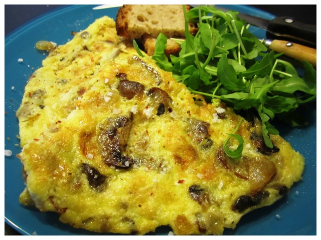 Frittata ai funghi - Sienimunakas