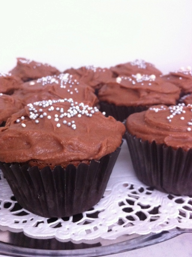 Suklaakuppikakut / Chocolate cupcakes