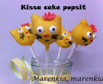Kissa cake popsit / Cat cake pops