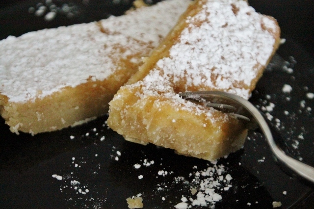 Lemon bars eli sitruunapalat