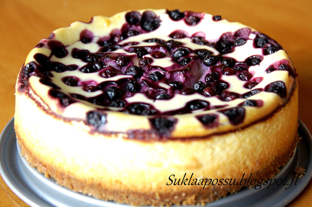 Mustikkainen New York Cheesecake