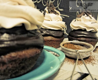 Chocolate mocha cupcakes - Suklaamokkakuppikakut