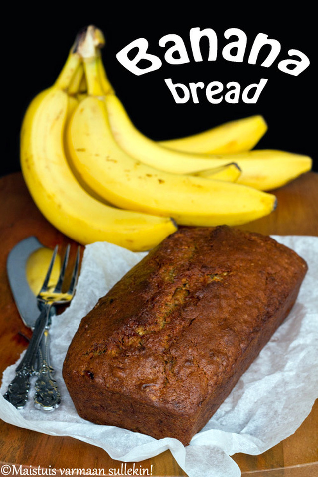 Banana bread - Banaanileipä