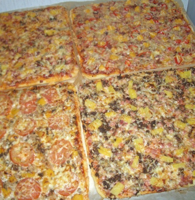 5 pellillistä pitsaa