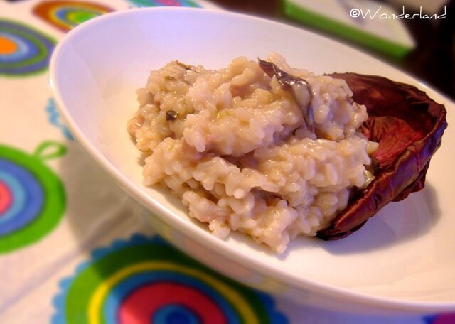 Punasikuri-pekoni risotto