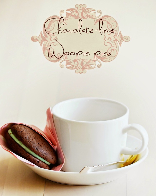 Chocolate-Lime Woopie pies