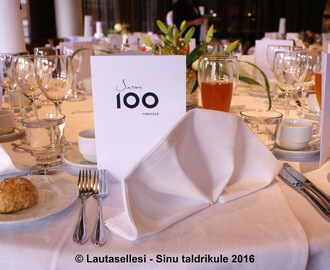 Suomi 100 menu ja suurlähettiläslounas Hotelli Presidentissä – Soome 100 menüü ja suursaadikute lôuna Hotell Presidendis