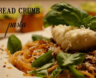 Donna Hay's bread crumb pasta & my avocado bruschetta