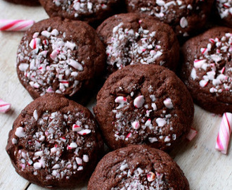 Peppermint chocolate cookies