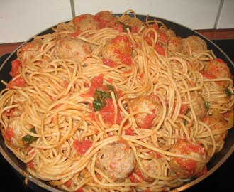Lihapullaspagetti