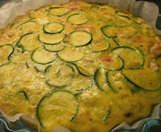 Uunimunakas (kesäkurpitsasta ja purjosta) - frittata al forno (di zucchine e porri)