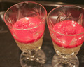 Vadelmainen panna cotta