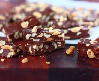 Helpot, yli-ihanat pähkinä-suklaafudget