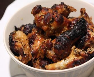 Hunajamarinoidut chicken wingit