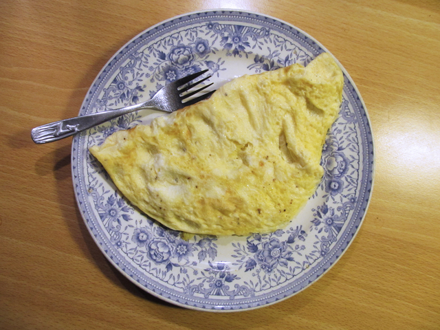 Arkipäivän lounasmunakas – Easy Omelette for Lunch