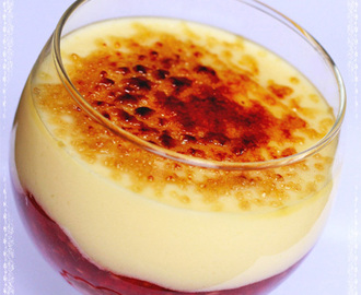 Crema Catalana vadelmahillokkeella