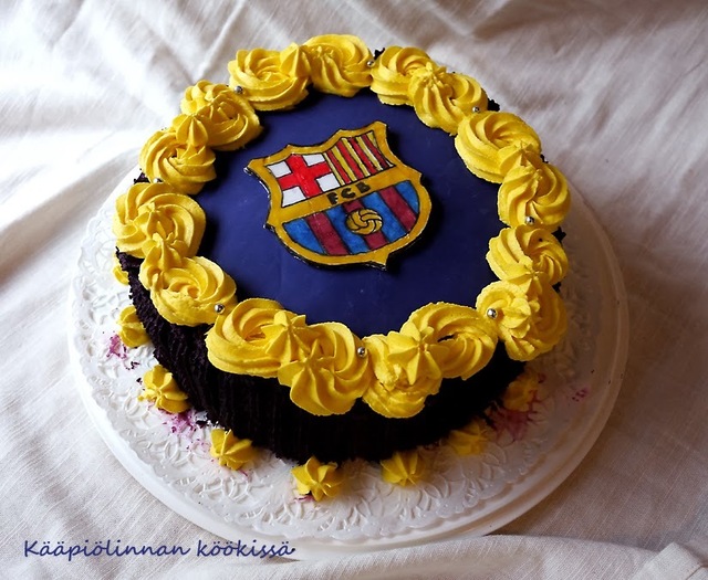 Olet kaikkeni, aarteeni kallehin - FC Barcelona-kakkua päivänsankarille