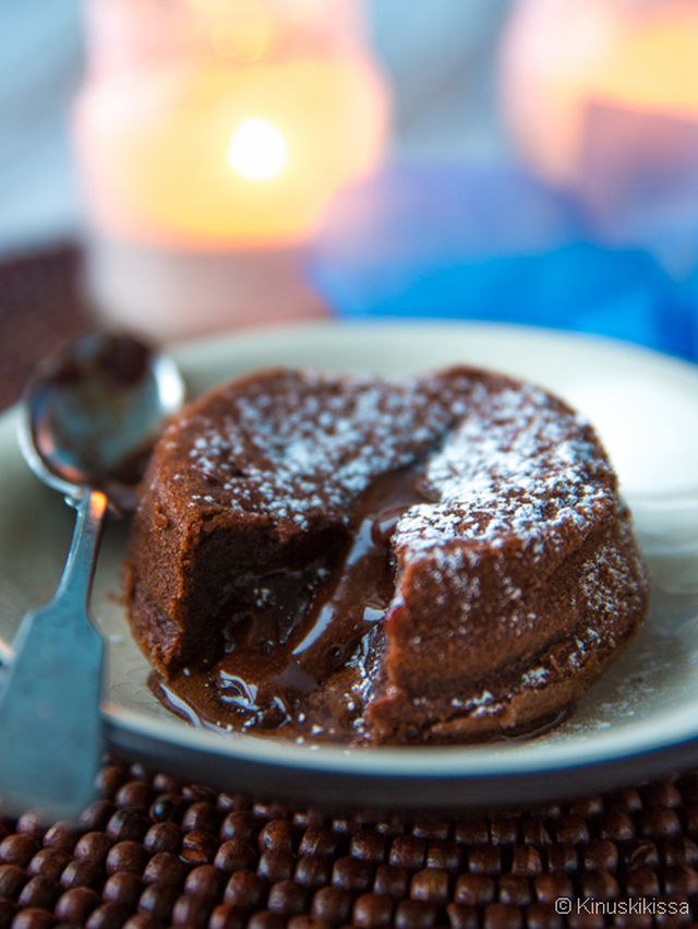 Suklainen laavakakku – Chocolate Lava Cake