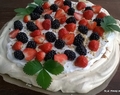 Kinuskinen Pavlova