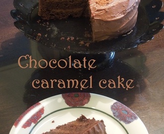 Chocolate caramel cake