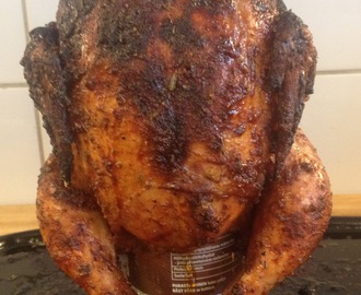 Beer can chicken